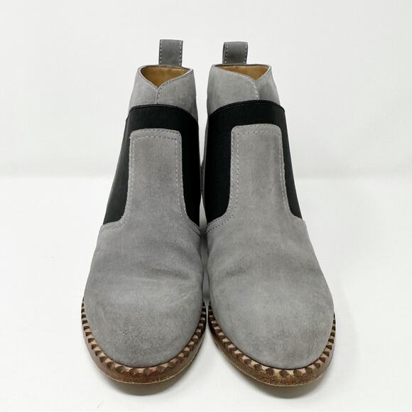 Marc by Marc Jacobs Suede Leather Chelsea Boots in Grey and Black Size 38 / US 8 - Picture 4 of 13